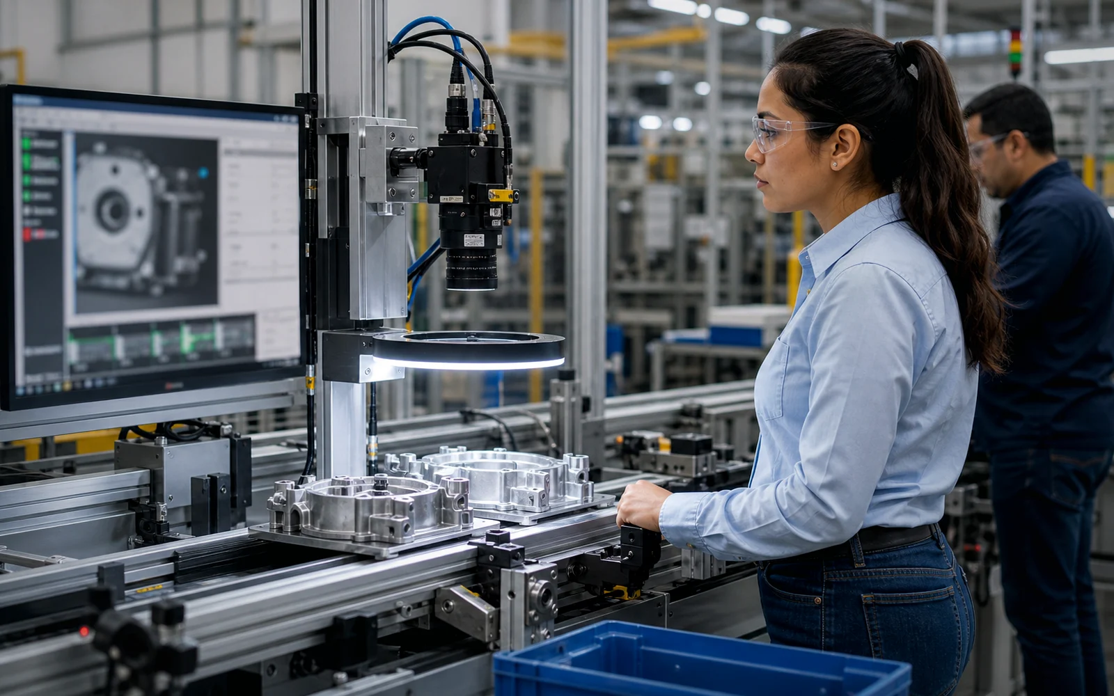 ¿Cómo funciona un sistema de visión artificial en la industria?
