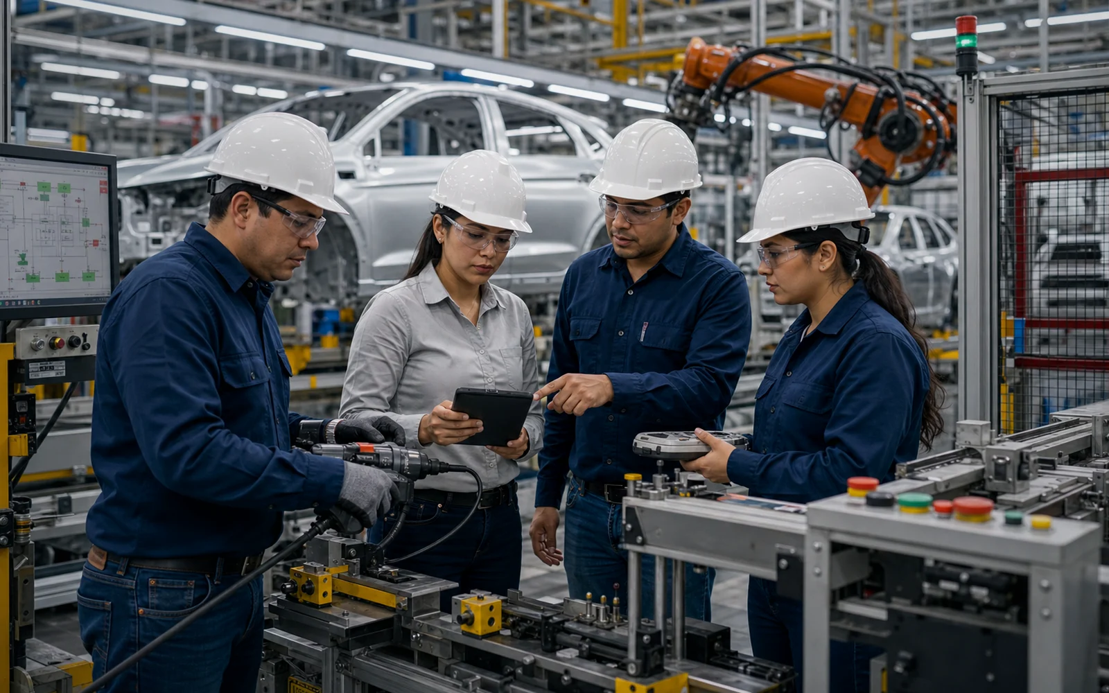 "¿Cómo puedo mejorar la interacción Hombre-Máquina (HMI) en la industria automotriz?"