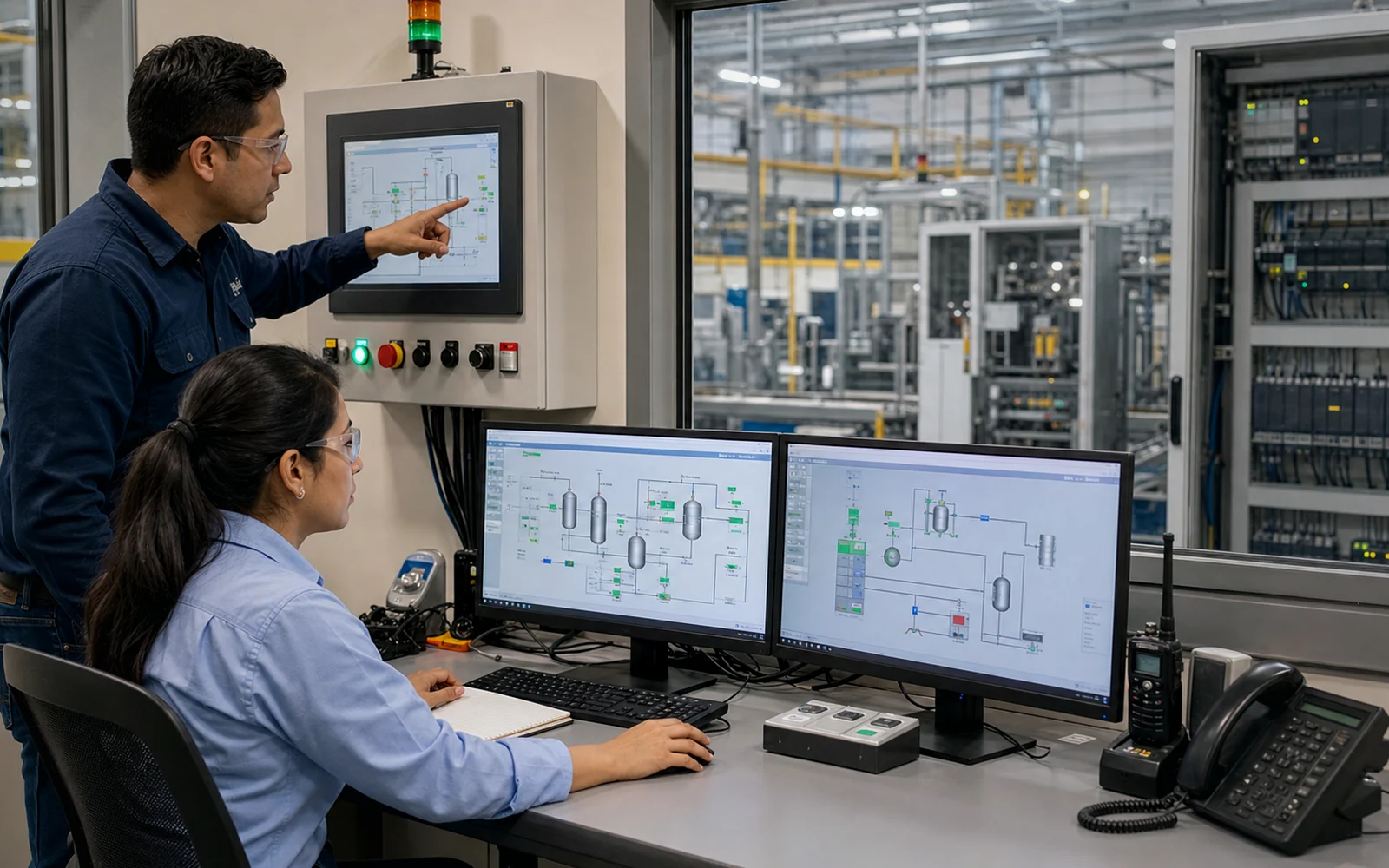 Explorando los Tipos de Pantallas HMI en la Automatización Industrial