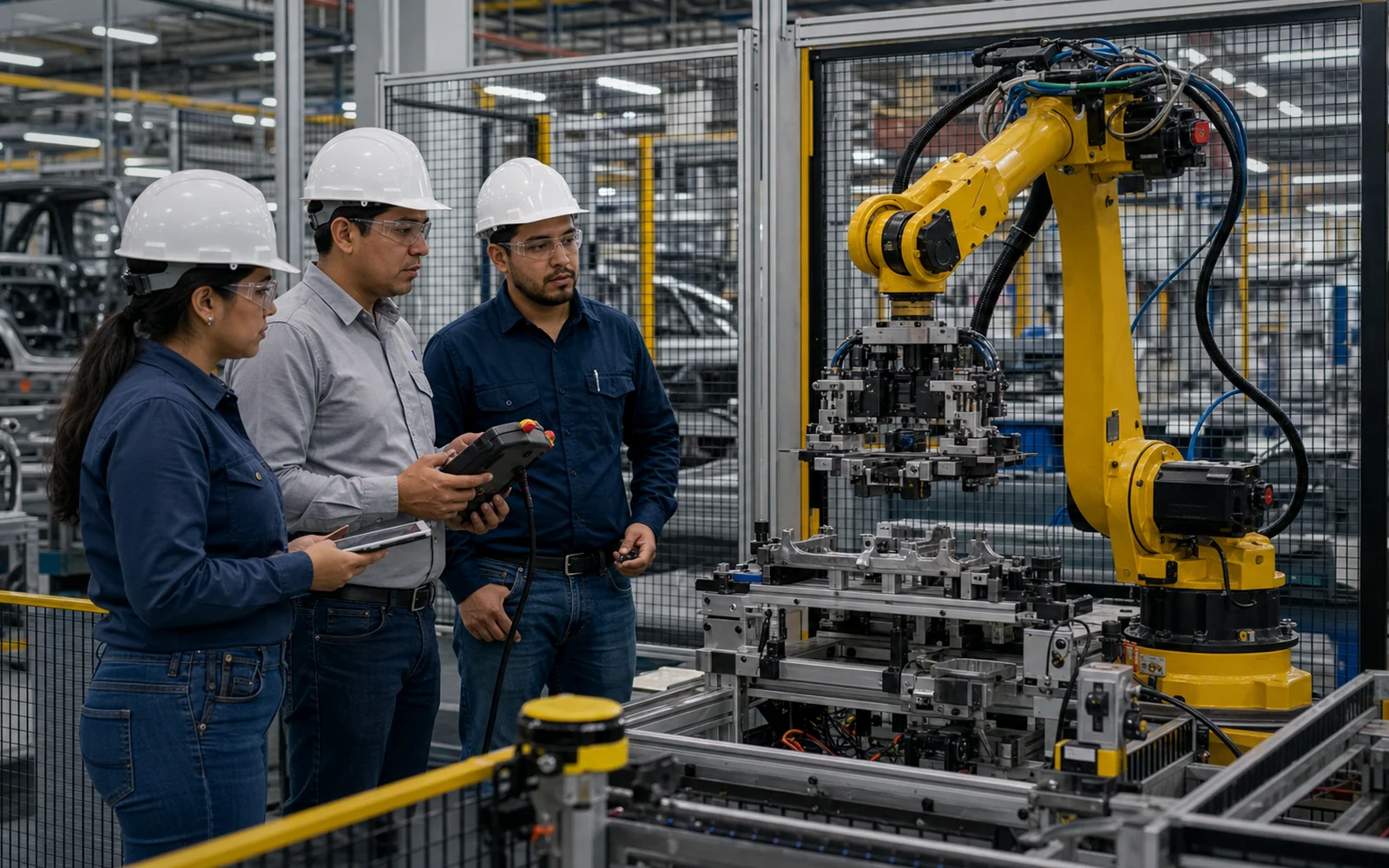 ¿Qué es la robótica industrial?