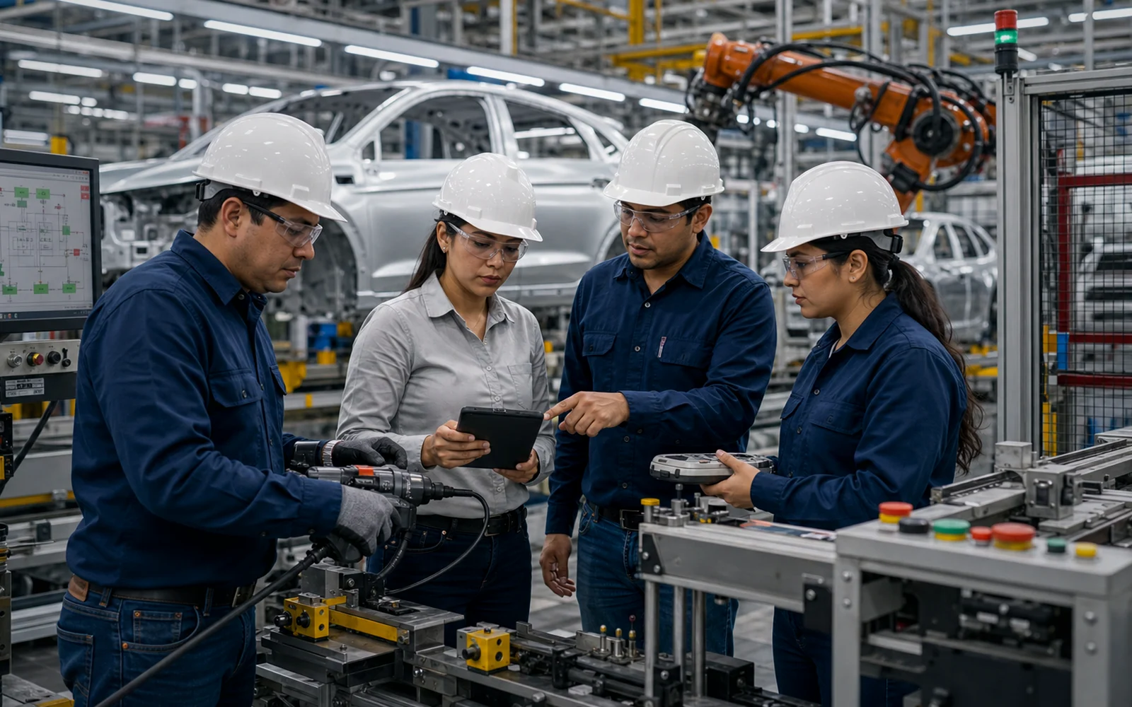 Transformando la Industria Automotriz: Avances y Desafíos de la Automatización Moderna