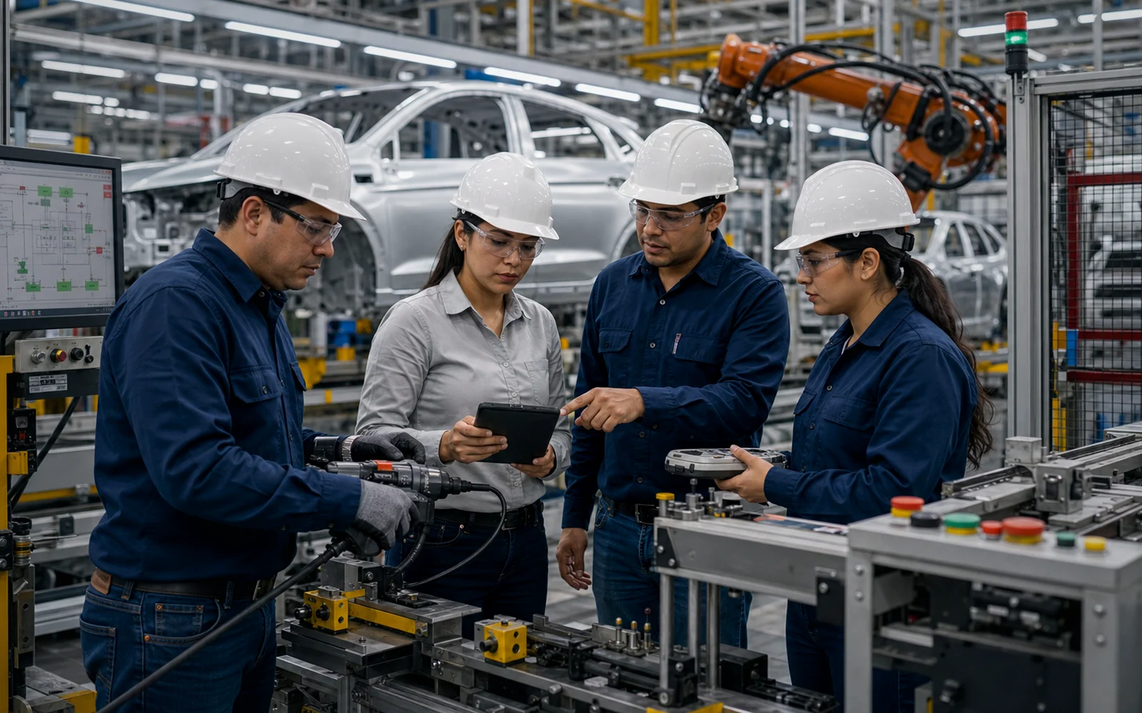 Curso online de automatización para la industria automotriz
