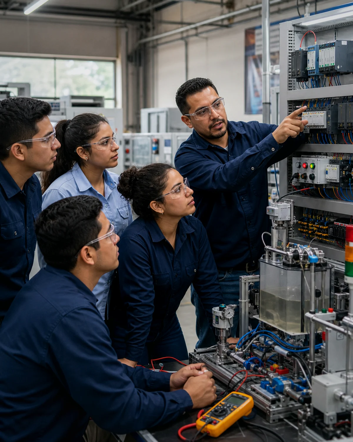 Capacitación presencial de automatización industrial